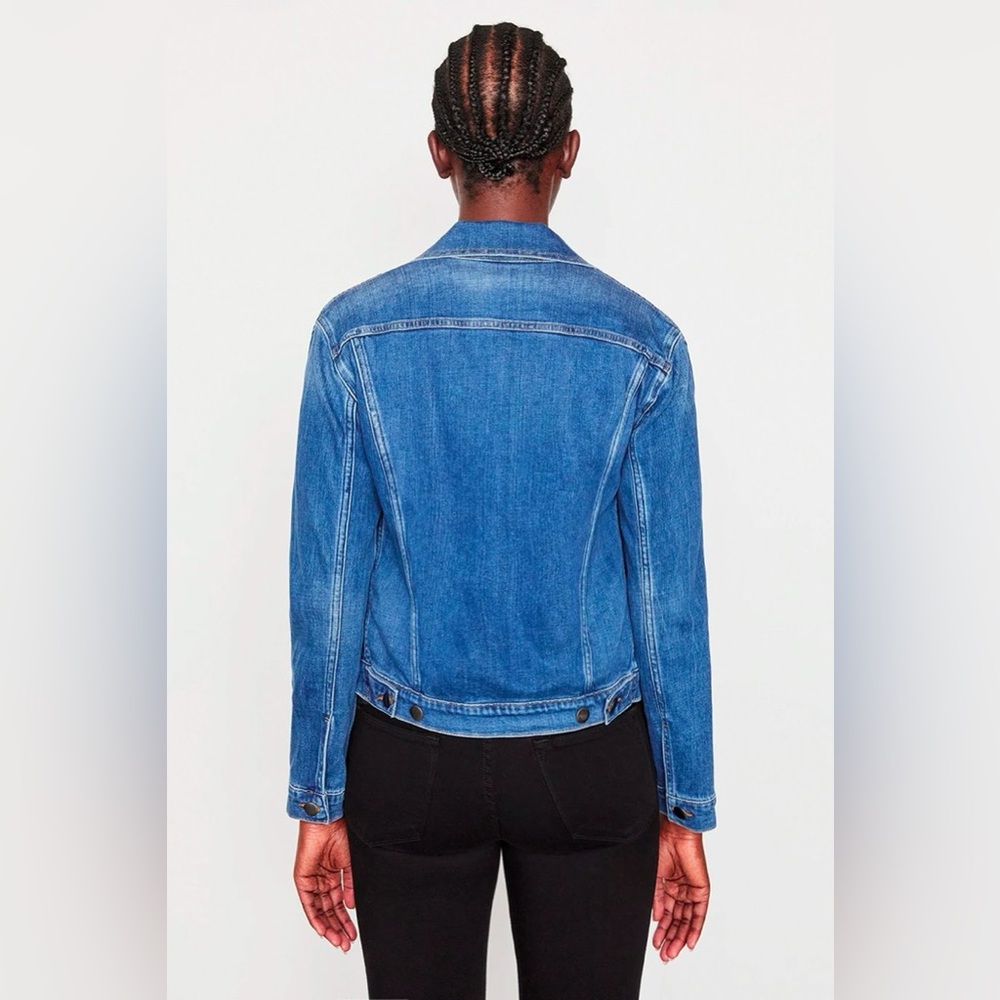 Frame Le Vintage Denim Jacket in Waltham Way - Picture 3 of 12